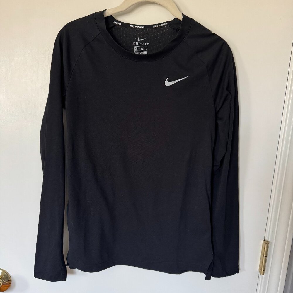 Nike Women's Dri-Fit Running Long Sleeve Mesh Tee - Size XS